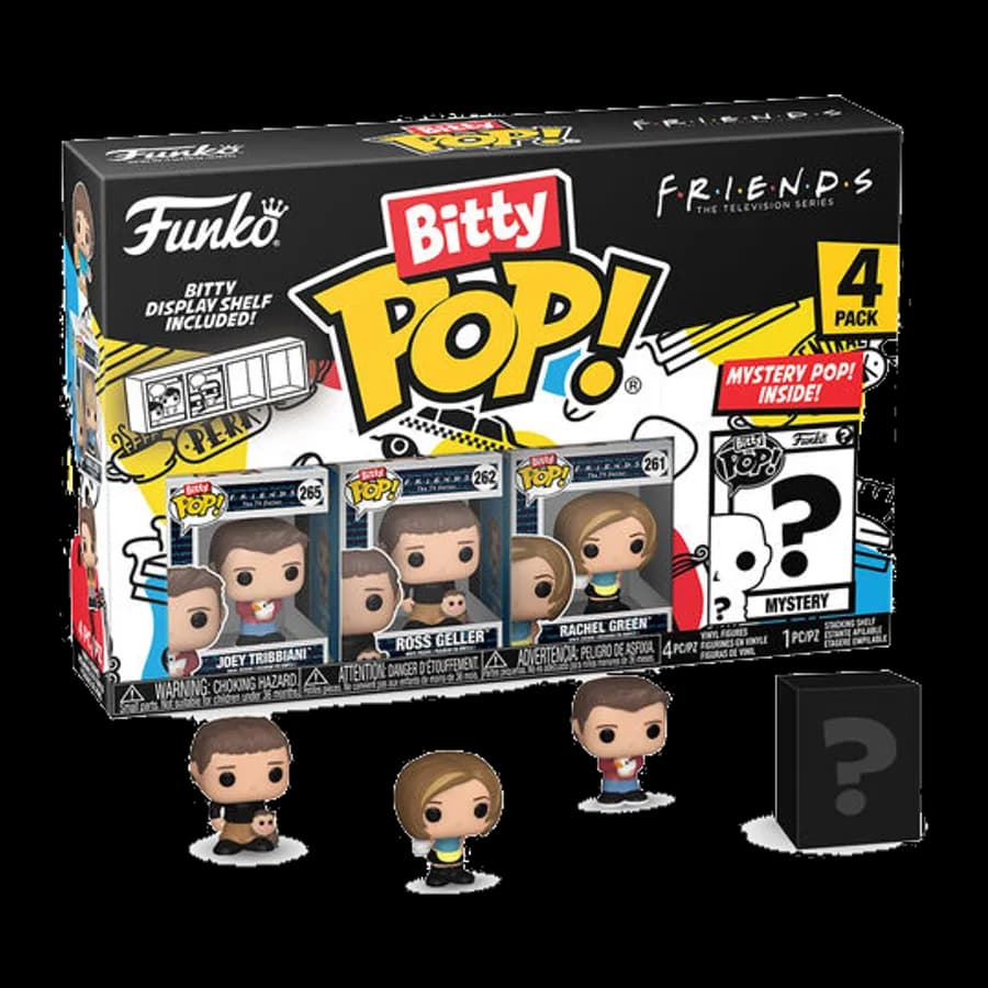 FUNKO BITTY POP! 4-PACK: FRIENDS - JOEY TRIBBIANI VINYL FIGURES