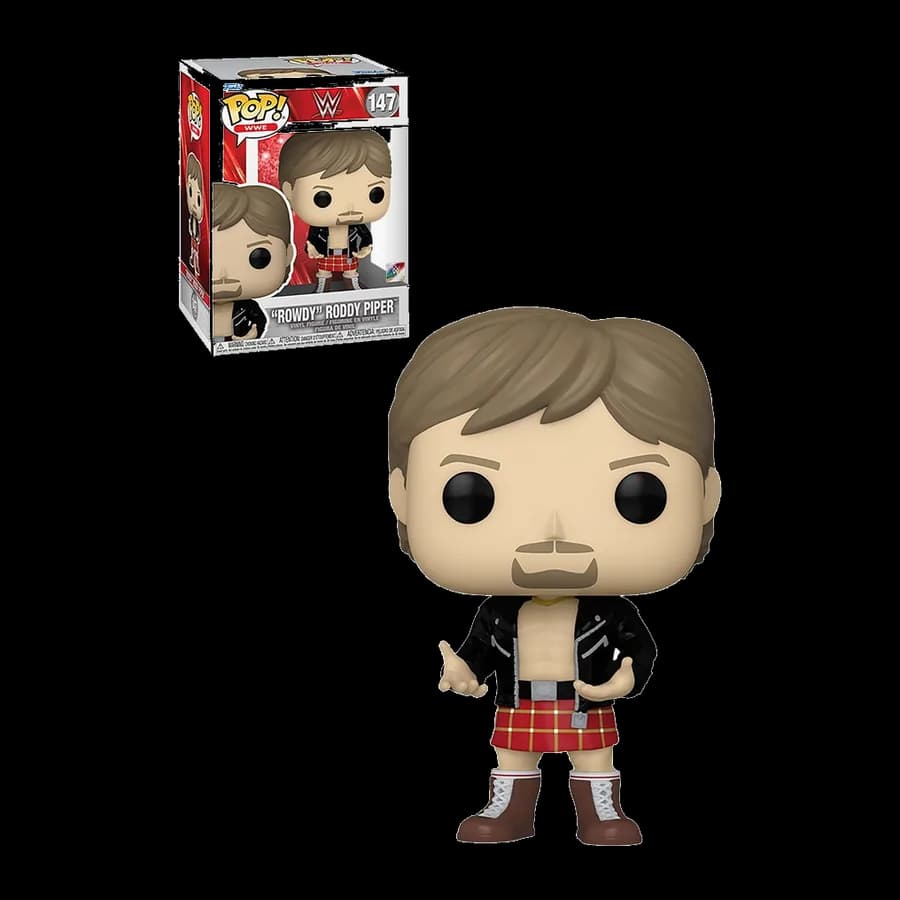 FUNKO POP! WWE - ''ROWDY'' RODDY PIPER #147 VINYL FIGURE