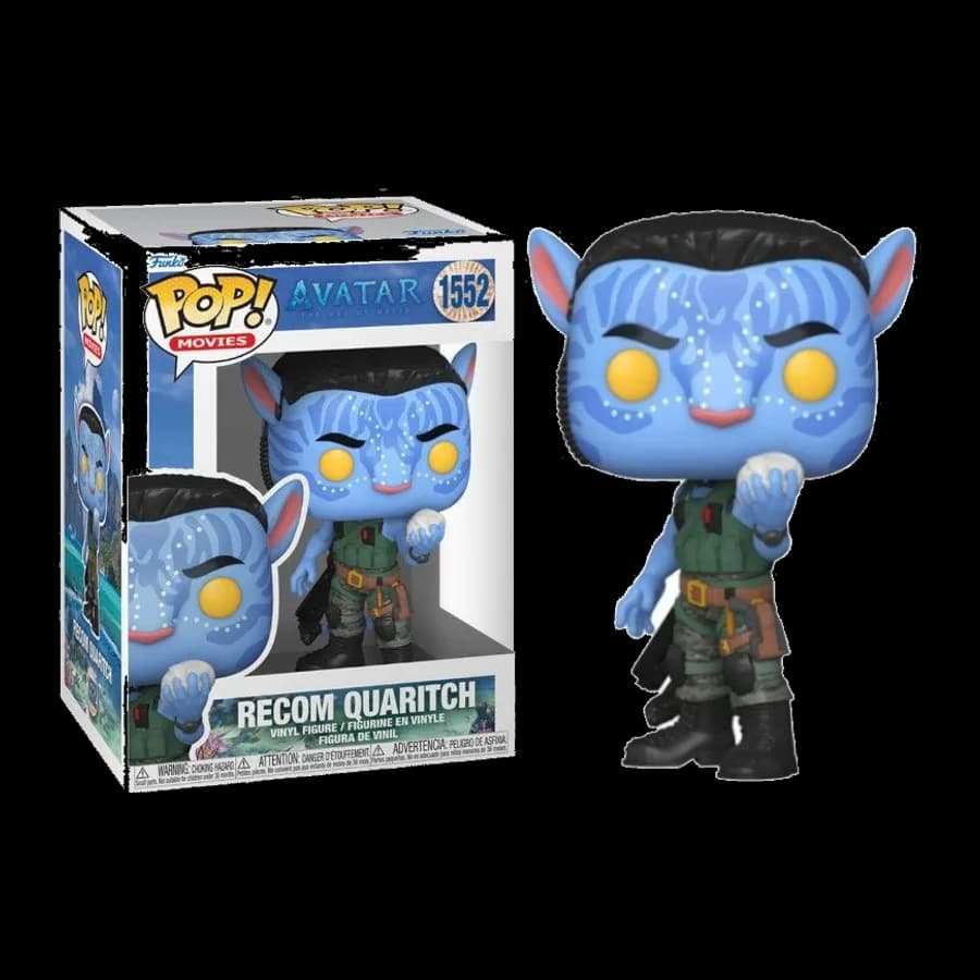 FUNKO POP! MOVIES AVATAR: THE WAY OF WATER - RECOM QUARITCH #1552 VINYL FIGURE