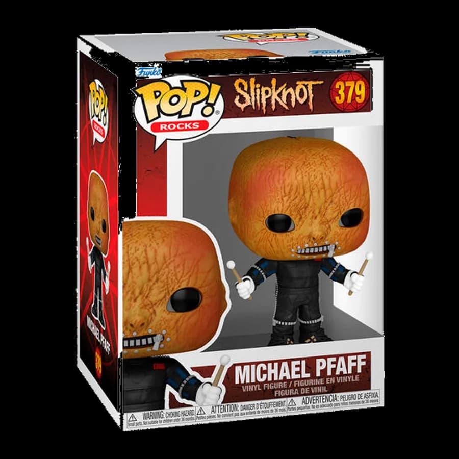 FUNKO POP! ROCKS: SLIPKNOT - MICHAEL PFAFF #379 VINYL FIGURE