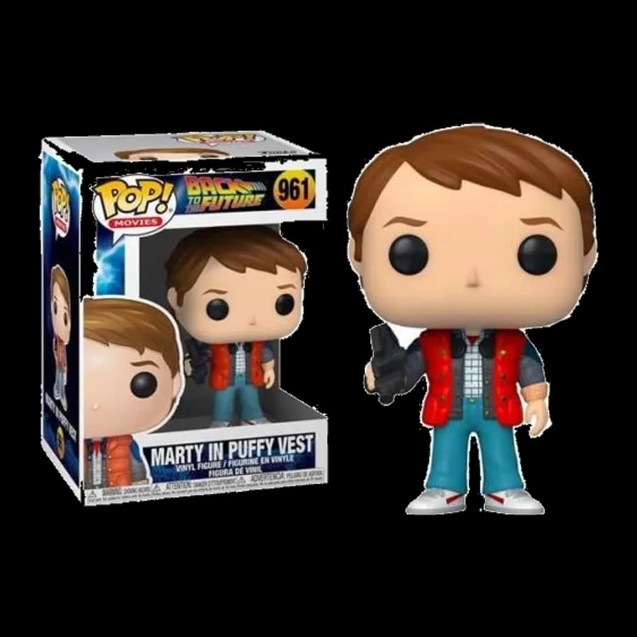 FUNKO POP! MOVIES: BACK TO THE FUTURE - MARTY IN PUFFY VEST #961 VINYL FIGURE