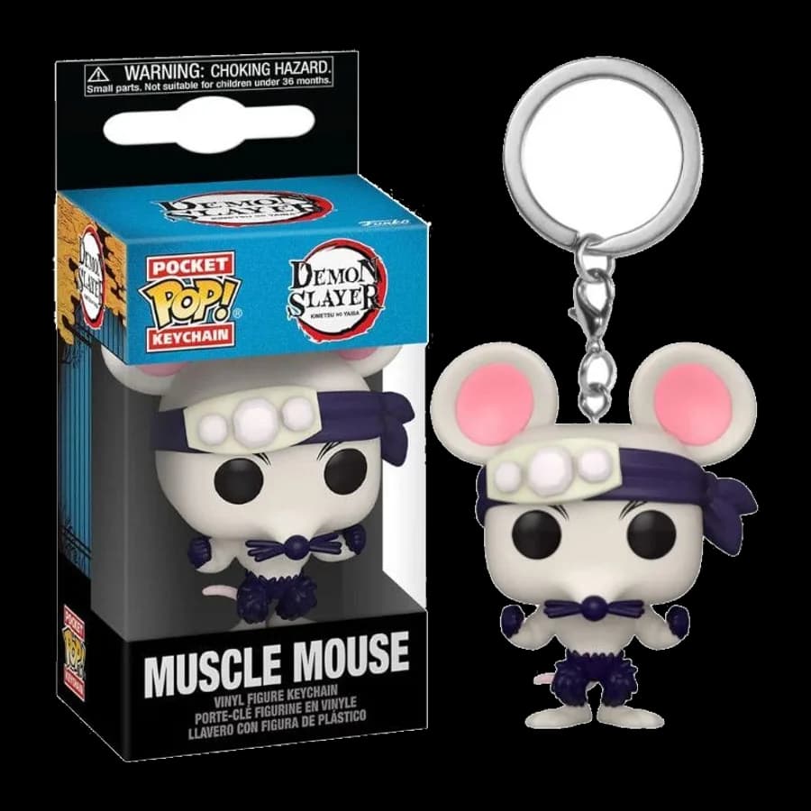 FUNKO POCKET POP! DEMON SLAYER - MUSCLE MOUSE VINYL FIGURE KEYCHAIN
