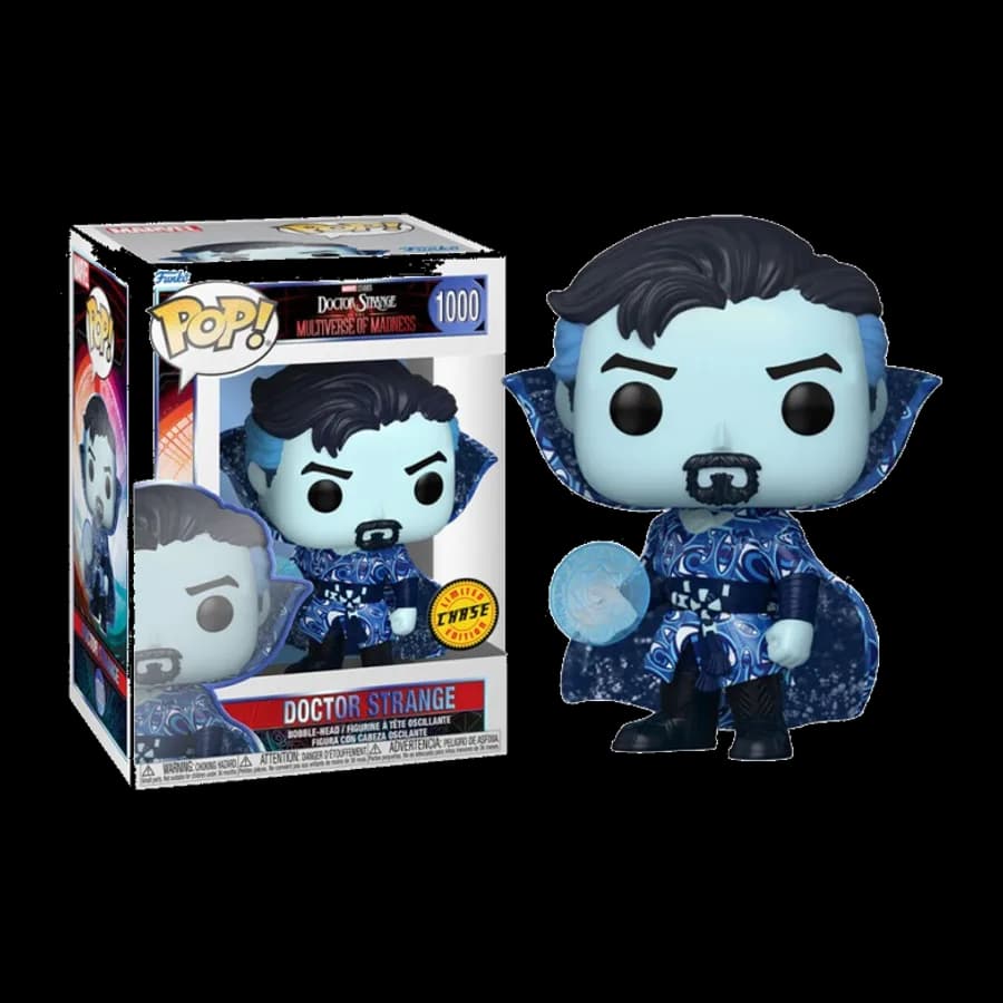 FUNKO POP! MARVEL: DOCTOR STRANGE IN THE MULTIVERSE OF MADNESS - DOCTOR STRANGE {CHASE EDITION} #1000 BOBBLE HEAD VINYL FIGURE