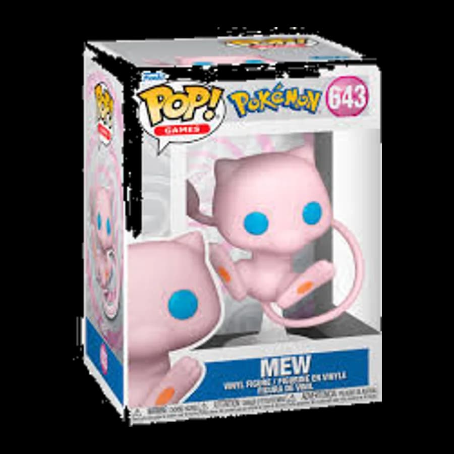 FUNKO POP! GAMES: POKEMON - MEW #643 VINYL FIGURE