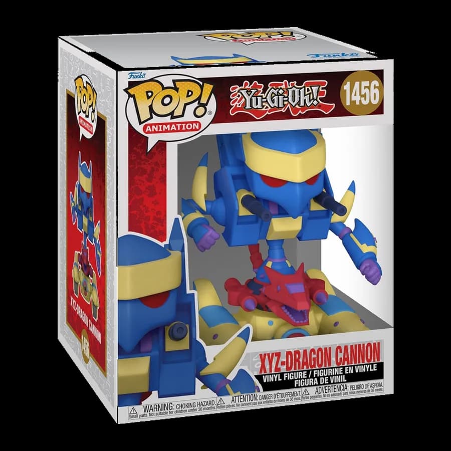 FUNKO POP! SUPER: YU-GI-OH - XYZ-DRAGON CANNON #1456 VINYL FIGURE (6'')