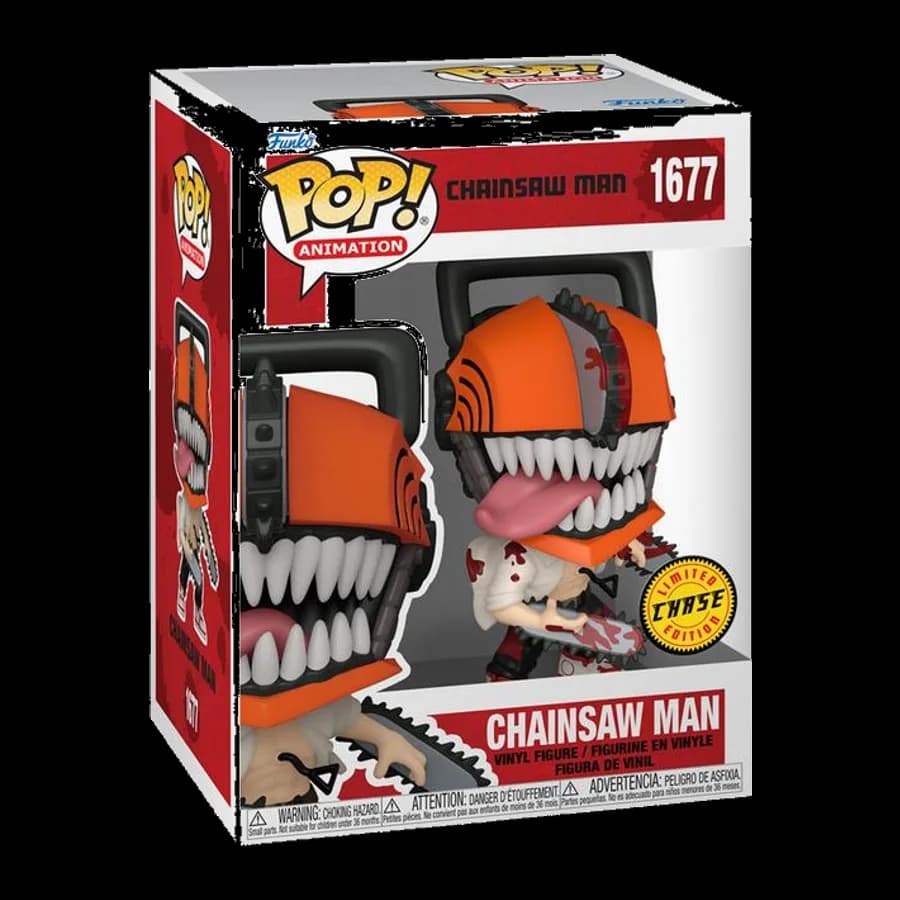 FUNKO POP! ANIMATION: CHAINSAW MAN - CHAINSAW MAN {CHASE EDITION} #1677 VINYL FIGURE