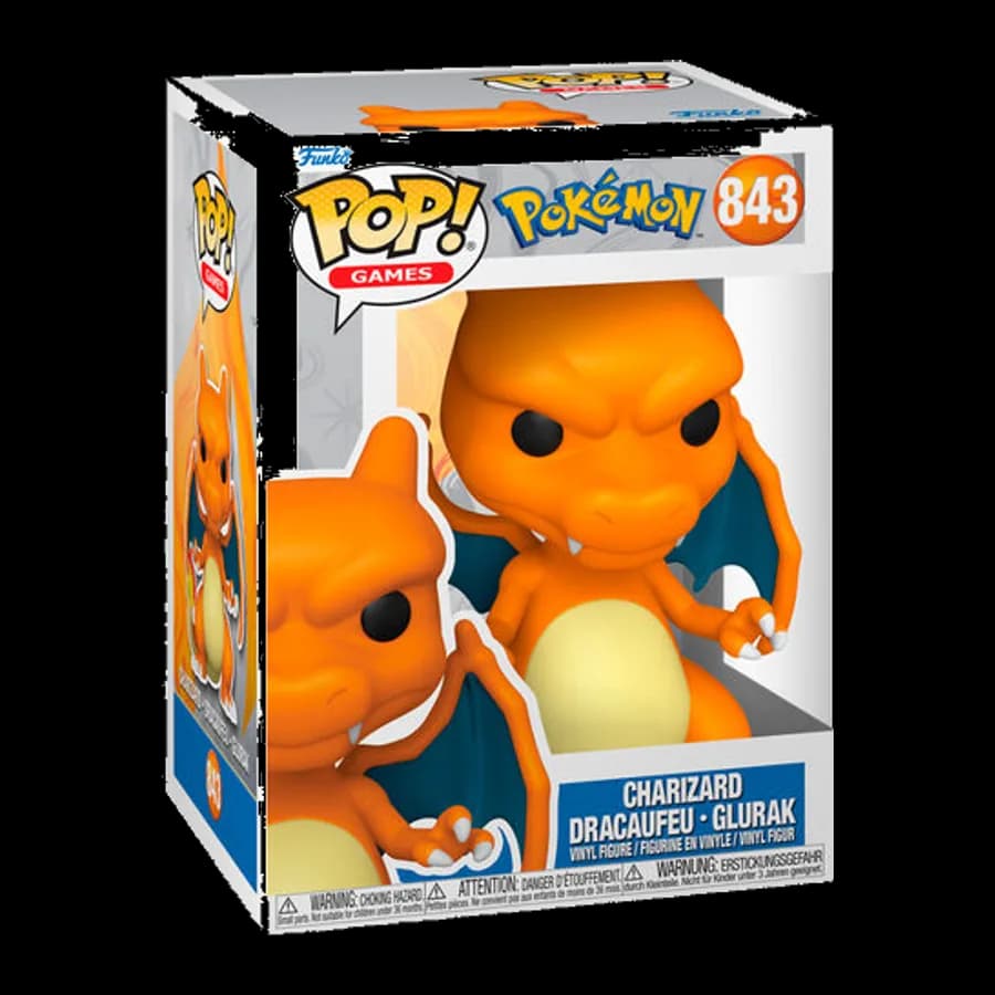 FUNKO POP! GAMES: POKEMON - CHARIZARD #843 VINYL FIGURE