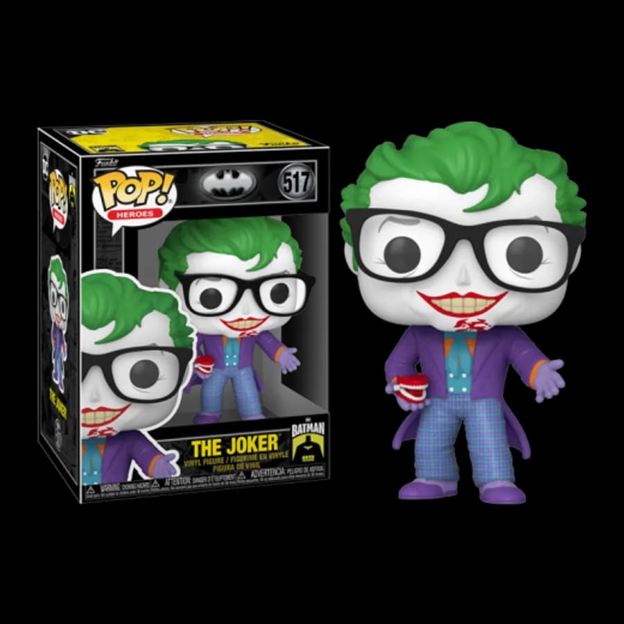 FUNKO POP! MOVIES DC: BATMAN 85th ANNIVERSARY - YHE JOKER WITH TEETH #517 VINYL FIGURE