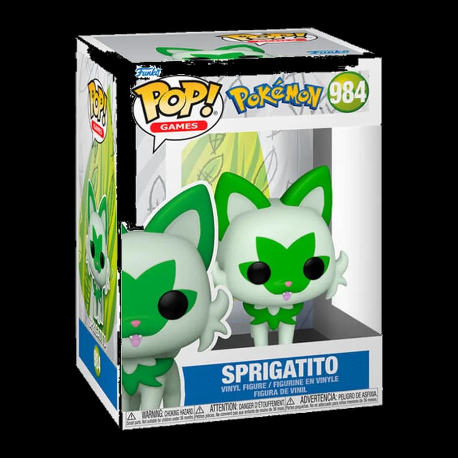 FUNKO POP! GAMES: POKEMON - SPRIGATITO #984 VINYL FIGURE