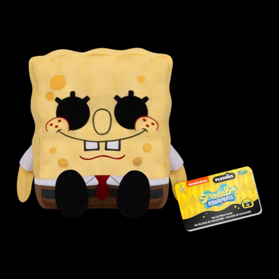 FUNKO PLUSHIES SPONGEBOB SQUAREPANTS 25th ANNIVERSARY - SPONGEBOB PLUSH 7''