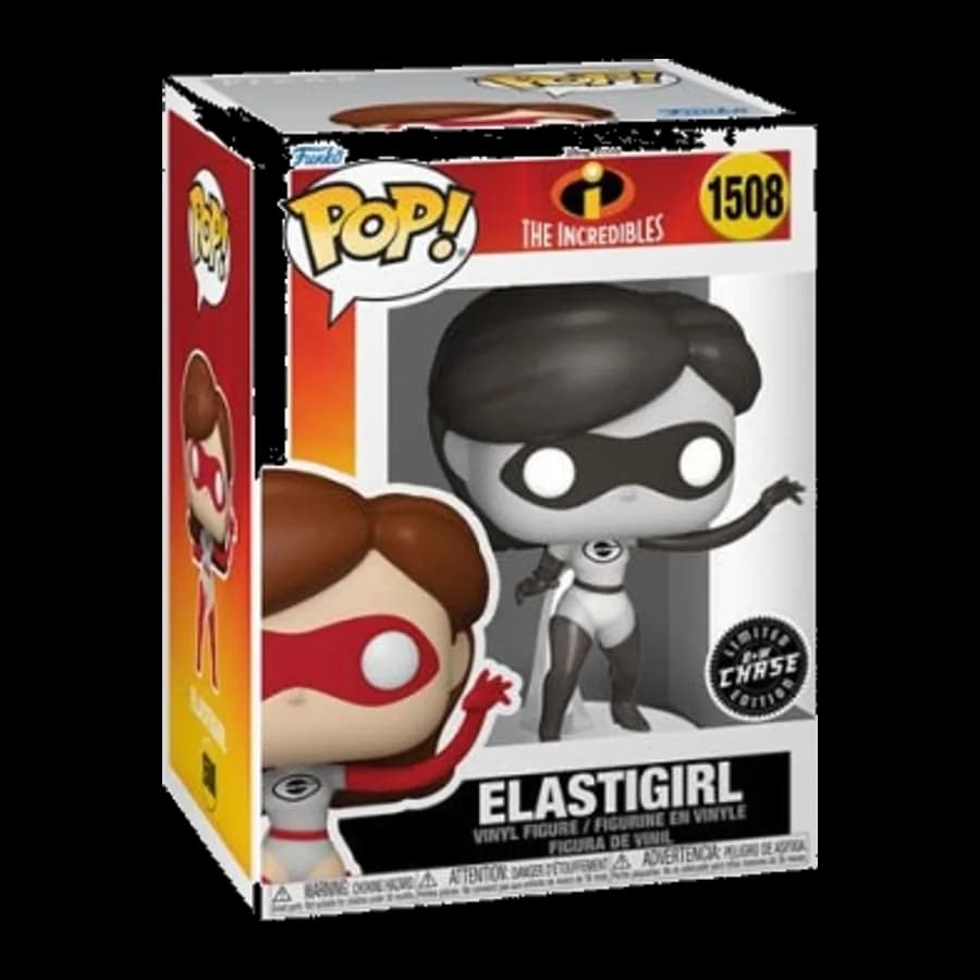 FUNKO POP! DISNEY PIXAR: THE INCREDIBLES (20th ANNIVERSARY) - ELASTIGIRL {CHASE EDITION} #1508 VINYL FIGURE