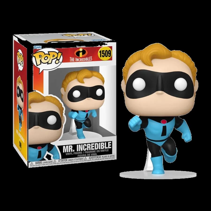 FUNKO POP! DISNEY PIXAR: THE INCREDIBLES (20th ANNIVERSARY) - MR. INCREDIBLE #1509 VINYL FIGURE