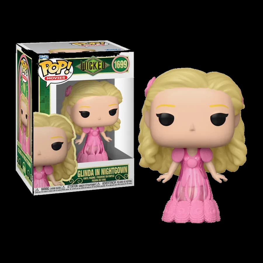 FUNKO POP! MOVIES: WICKED - GLINDA IN NIGHTGOWN #1699 VINYL FIGURE