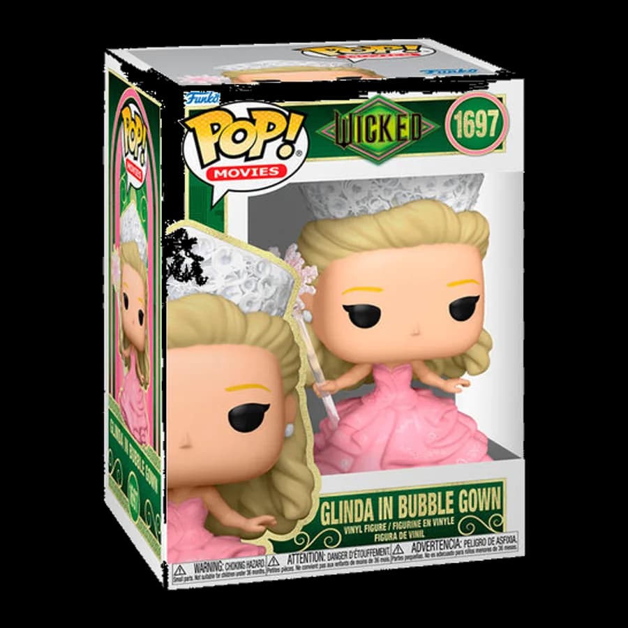 FUNKO POP! MOVIES: WICKED - GLINDA IN BUBBLE GOWN #1697 VINYL FIGURE