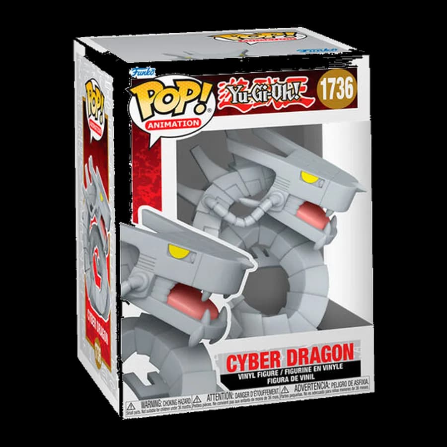 FUNKO POP! ANIMATION: YU-GI-OH! - CYBER DRAGON #1736 VINYL FIGURE