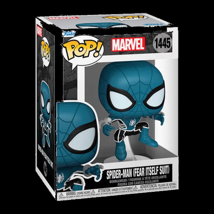 FUNKO POP! MARVEL: SPIDER-MAN - SPIDER-MAN (FEAR ITSELF SUIT) (GLOWS IN THE DARK) #1445 BOBBLE-HEAD VINYL FIGURE