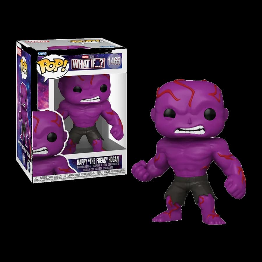 FUNKO POP! MARVEL: WHAT IF...? - HAPPY ''THE FREAK'' HOGAN #1465 BOBBLE-HEAD VINYL FIGURE