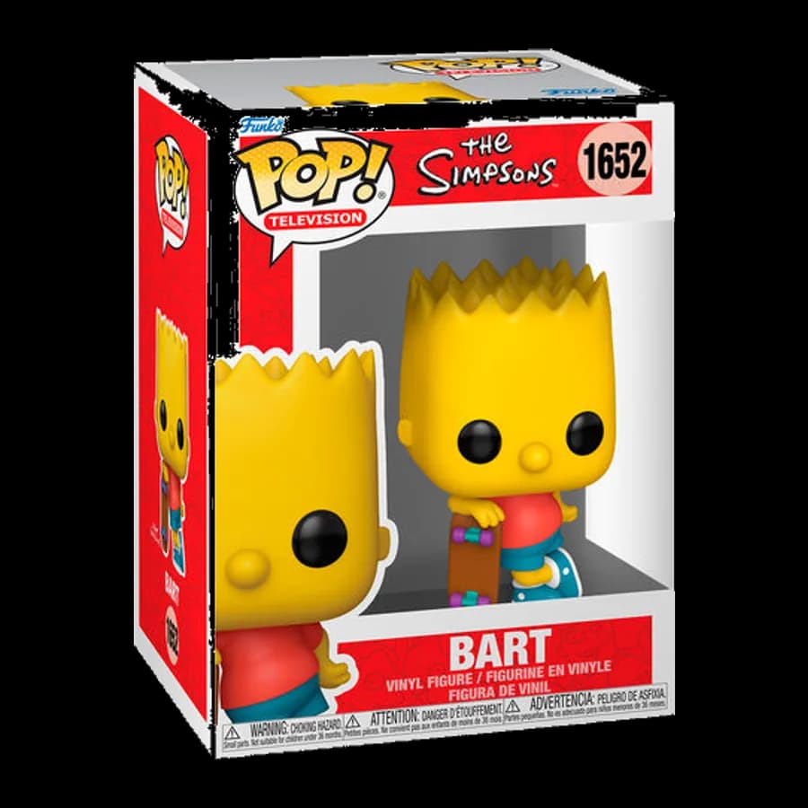 FUNKO POP! TELEVISION: THE SIMPSONS - BART #1652 VINYL FIGURE
