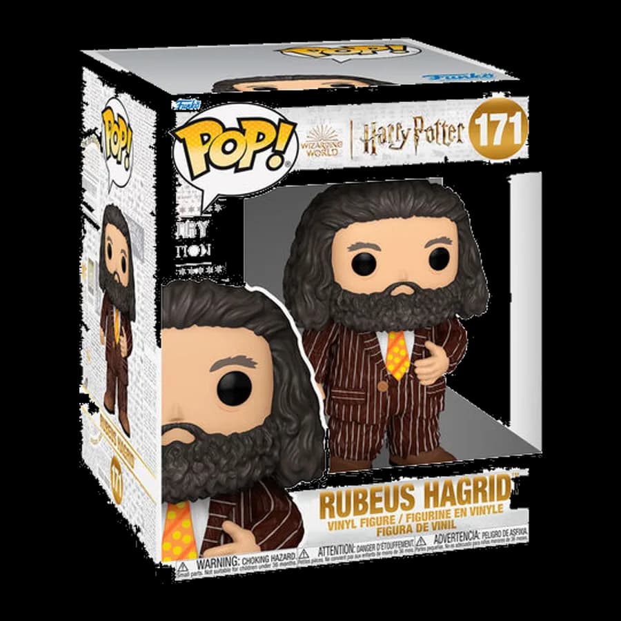 FUNKO POP! SUPER: HARRY POTTER PRISONER OF AZKABAN - RUBEUS HAGRID WITH ANIMAL PELT OUTFIT #171 VINYL FIGURE