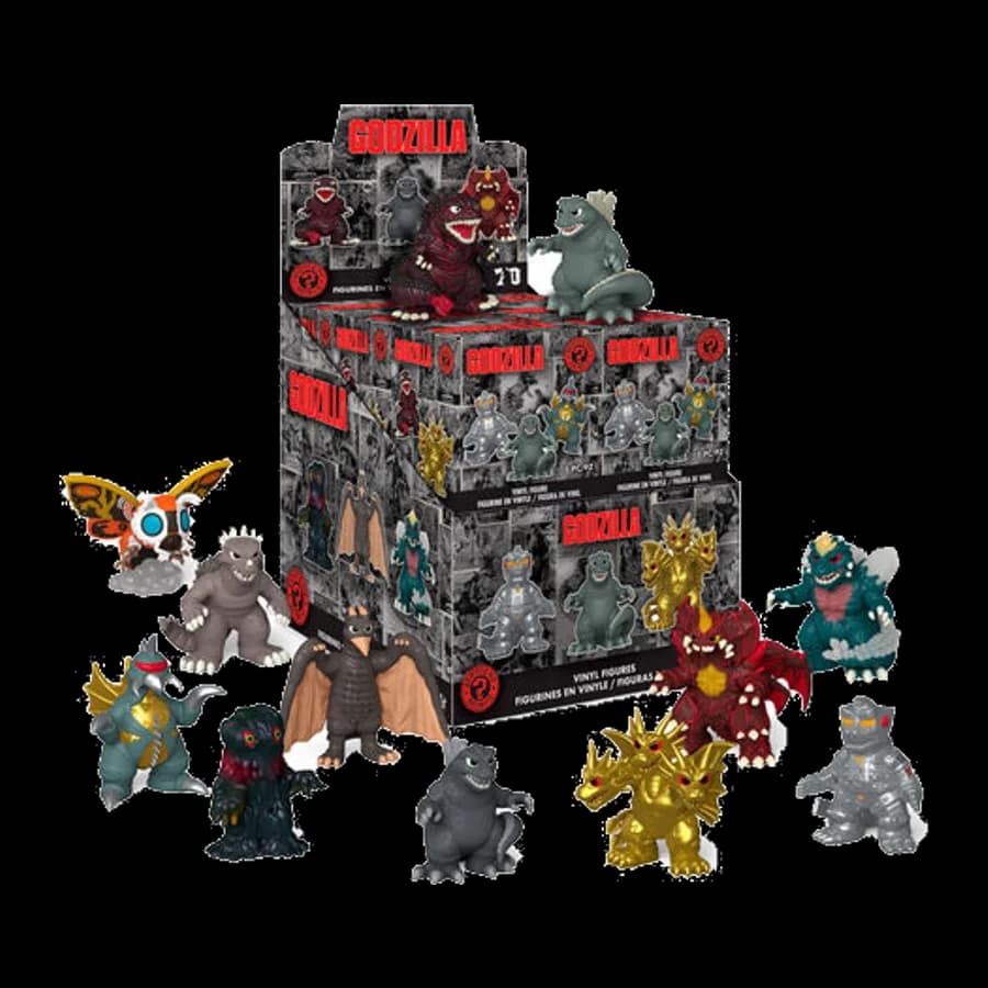 FUNKO MYSTERY MINIS: GODZILLA 70th ANNIVERSARY - GODZILLA (1962) VINYL FIGURE (BLIND BOX/RANDOM)