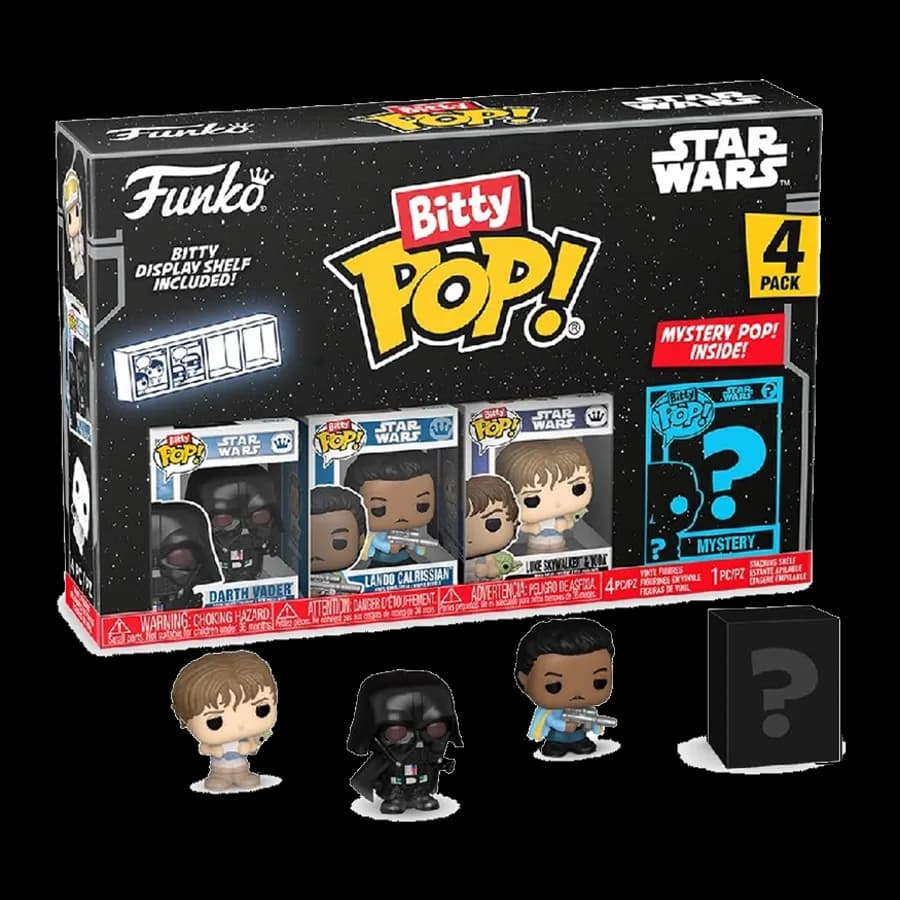 FUNKO BITTY POP! 4-PACK: DISNEY: STAR WARS - VADER VINYL FIGURES