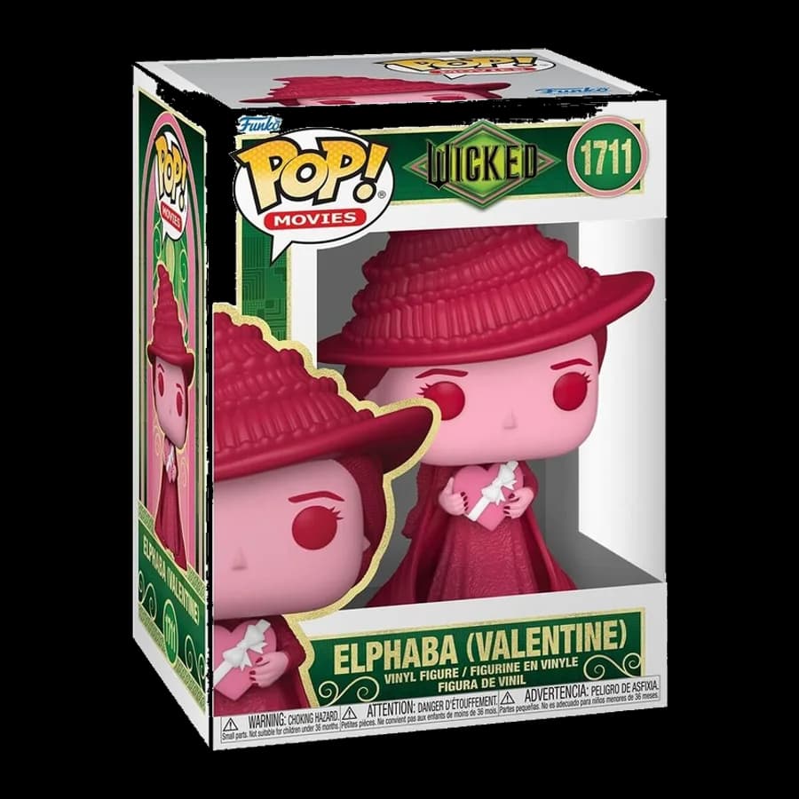 FUNKO POP! MOVIES: WICKED - ELPHABA (VALENTINE) #1711 VINYL FIGURE