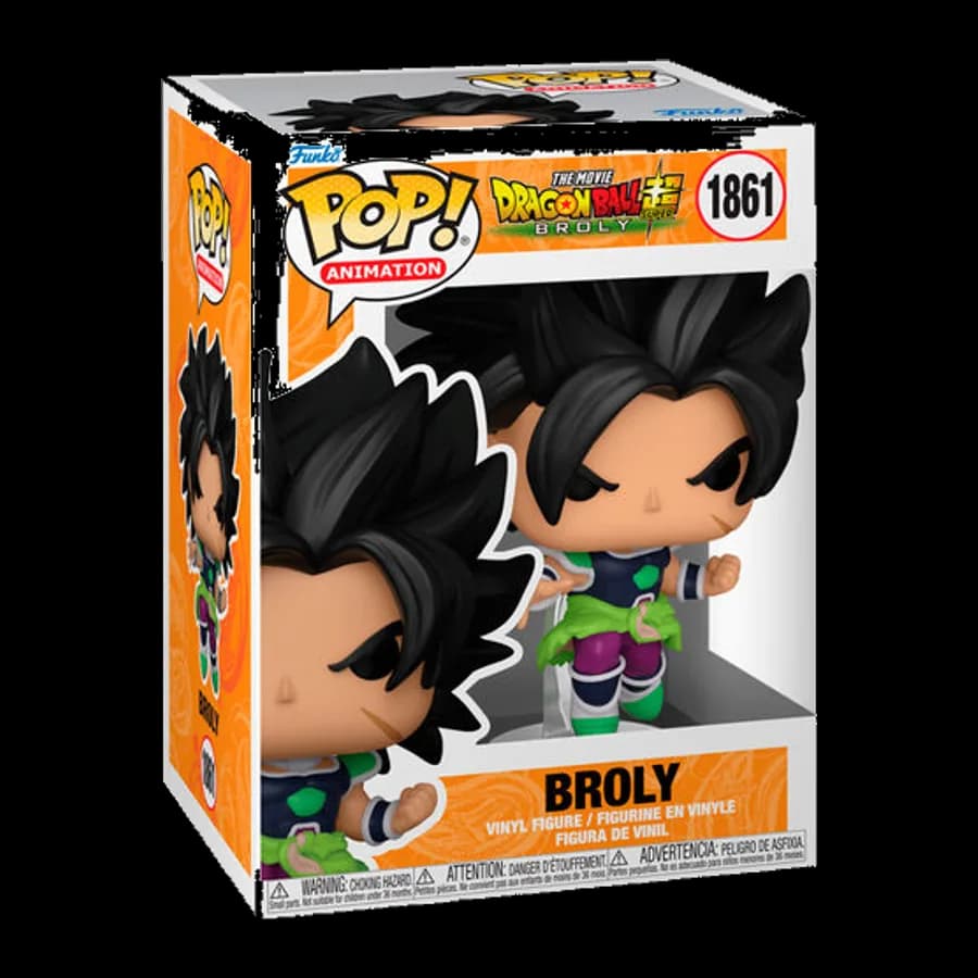 FUNKO POP! ANIMATION: DRAGON BALL SUPER - BROLY #1861 VINYL FIGURE