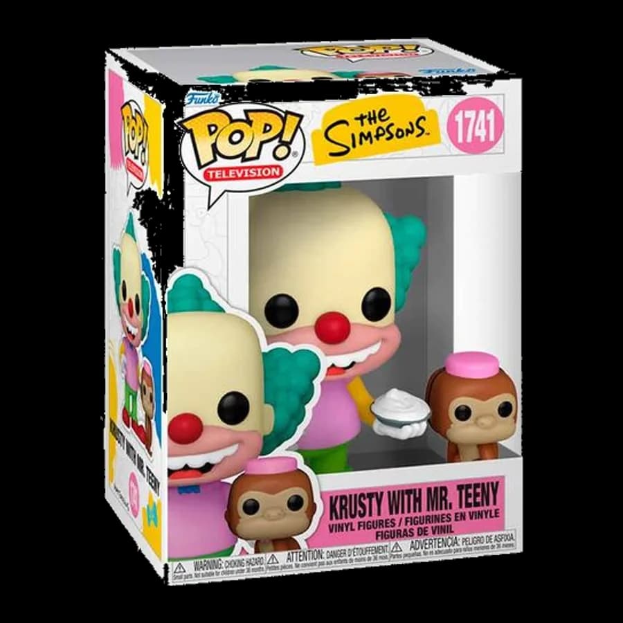 FUNKO POP! TELEVISION: THE SIMPSONS - KRUSTY WITH MR. TEENY #1741 VINYL FIGURE
