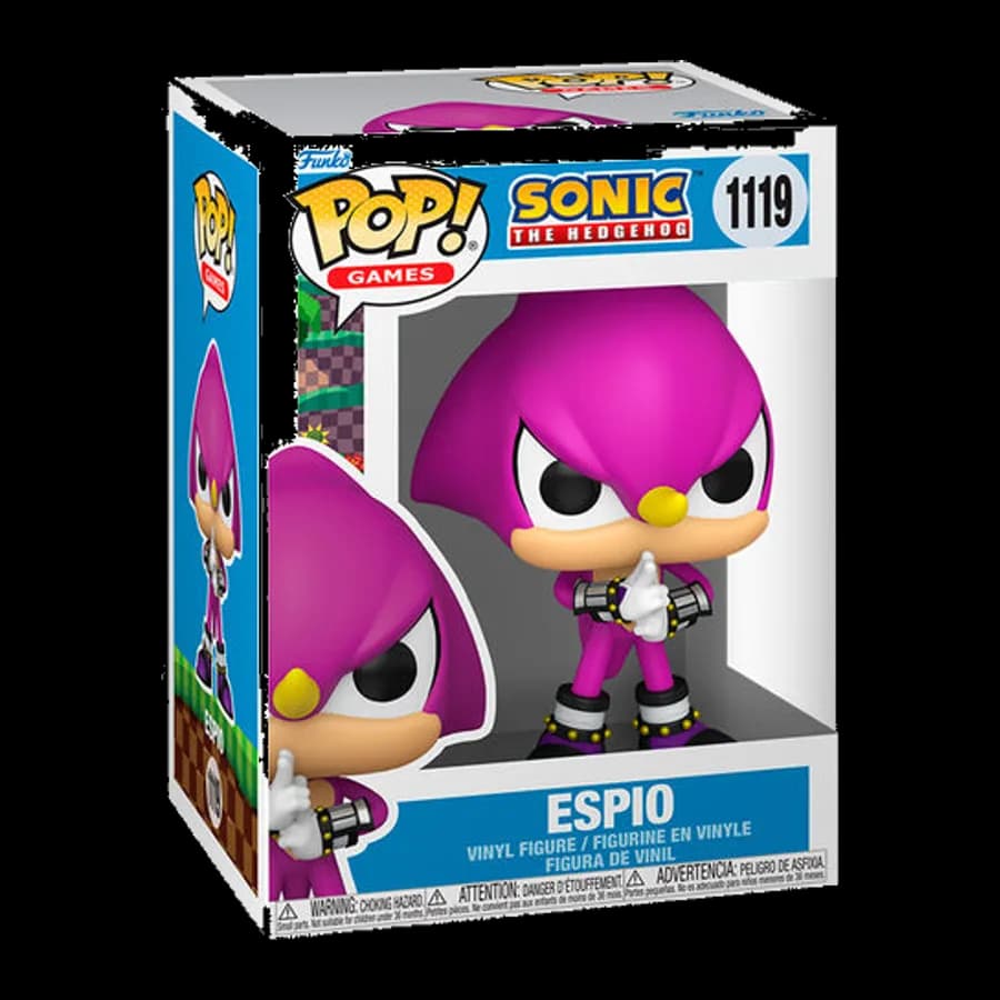 FUNKO POP! GAMES: SONIC THE HEDGEHOG - ESPIO #1119 VINYL FIGURE