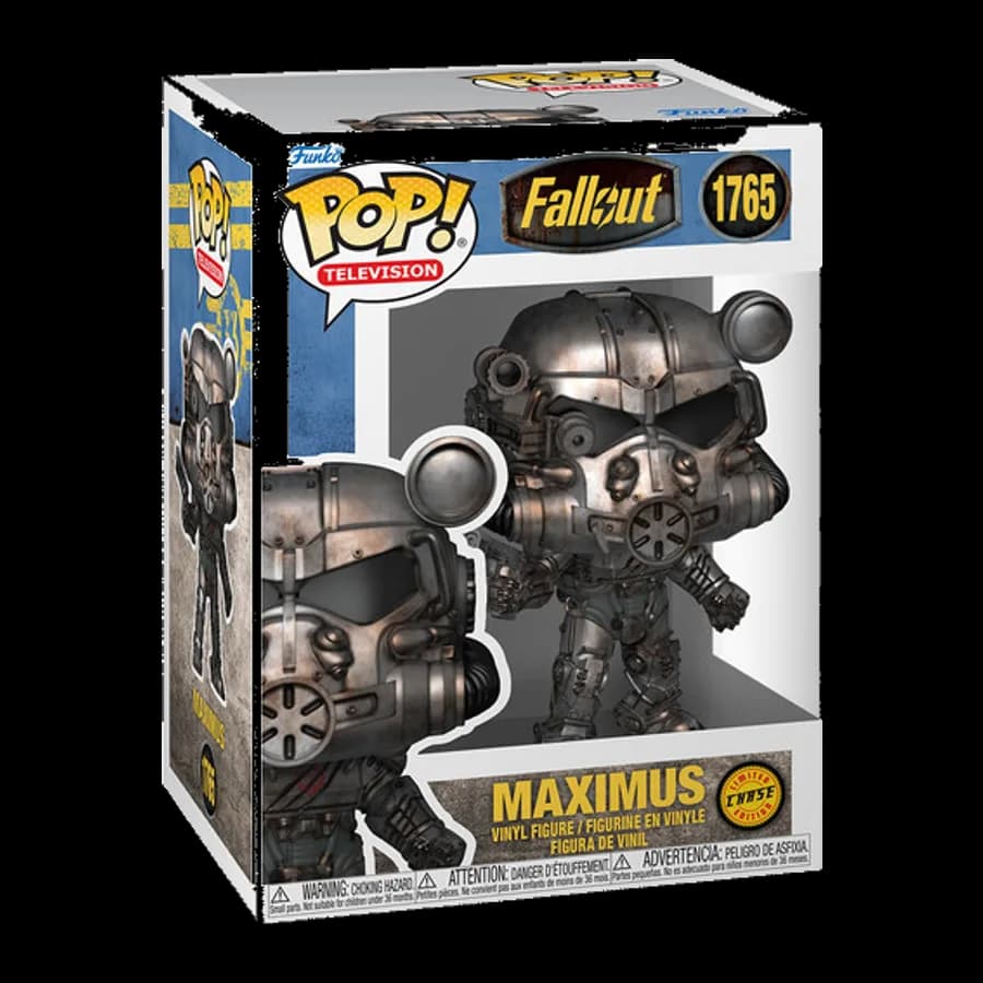 FUNKO POP! TELEVISION: FALLOUT - MAXIMUS {CHASE EDITION} #1765 VINYL FIGURE