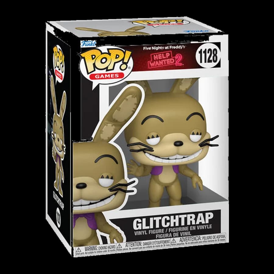 FUNKO POP! GAMES: FIVE NIGHTS AT FREDDY'S HELP WANTED 2 - GLITCHTRAP #1128 VINYL FIGURE