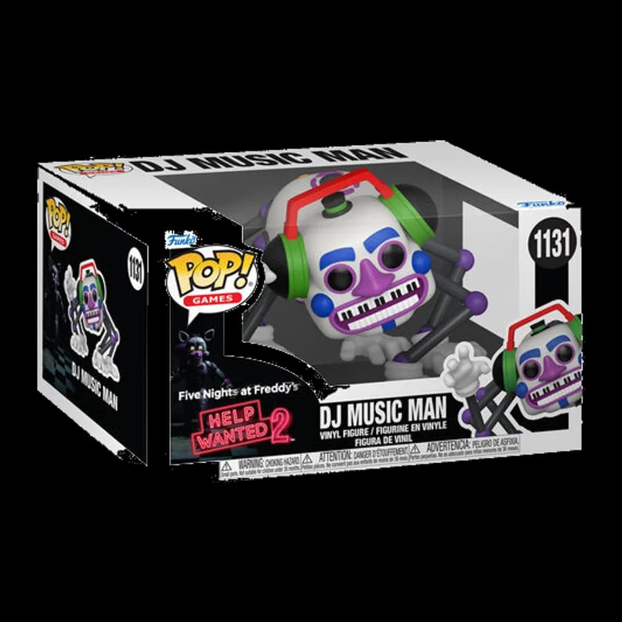 FUNKO POP! GAMES: FIVE NIGHTS AT FREDDYSl HELP WANTED 2 - DJ MUSIC MAN #1131 VINYL FIGURE