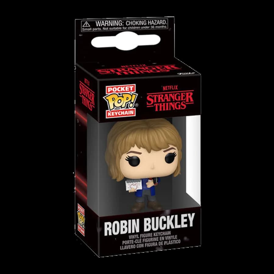 FUNKO POCKET POP! STRANGER THINGS - ROBIN BUCKLEY VINYL FIGURE KEYCHAIN