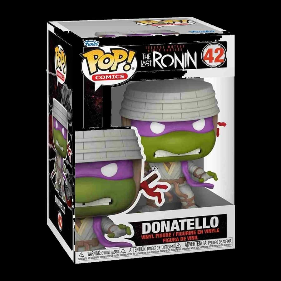 FUNKO POP! COMICS: TEENAGE MUTANT NINJA TURTLES THE LASR RONIN - DONATELLO #42 VINYL FIGURE