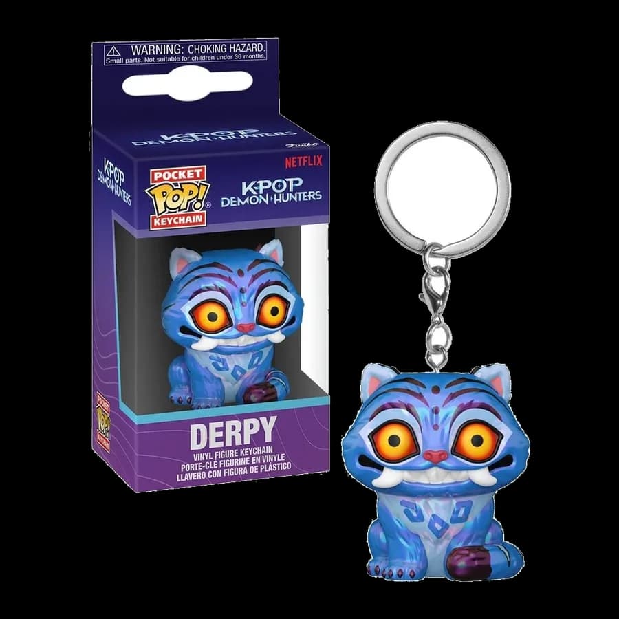 FUNKO POCKET POP! K-POP DEMON HUNTERS - DERPY VINYL FIGURE KEYCHAIN