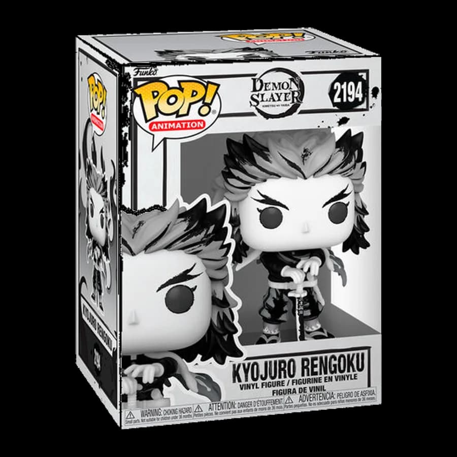 FUNKO POP! ANIMATION: DEMON SLAYER - KYOJURO RENGOKU (SUMI-INK) #2194 VINYL FIGURE