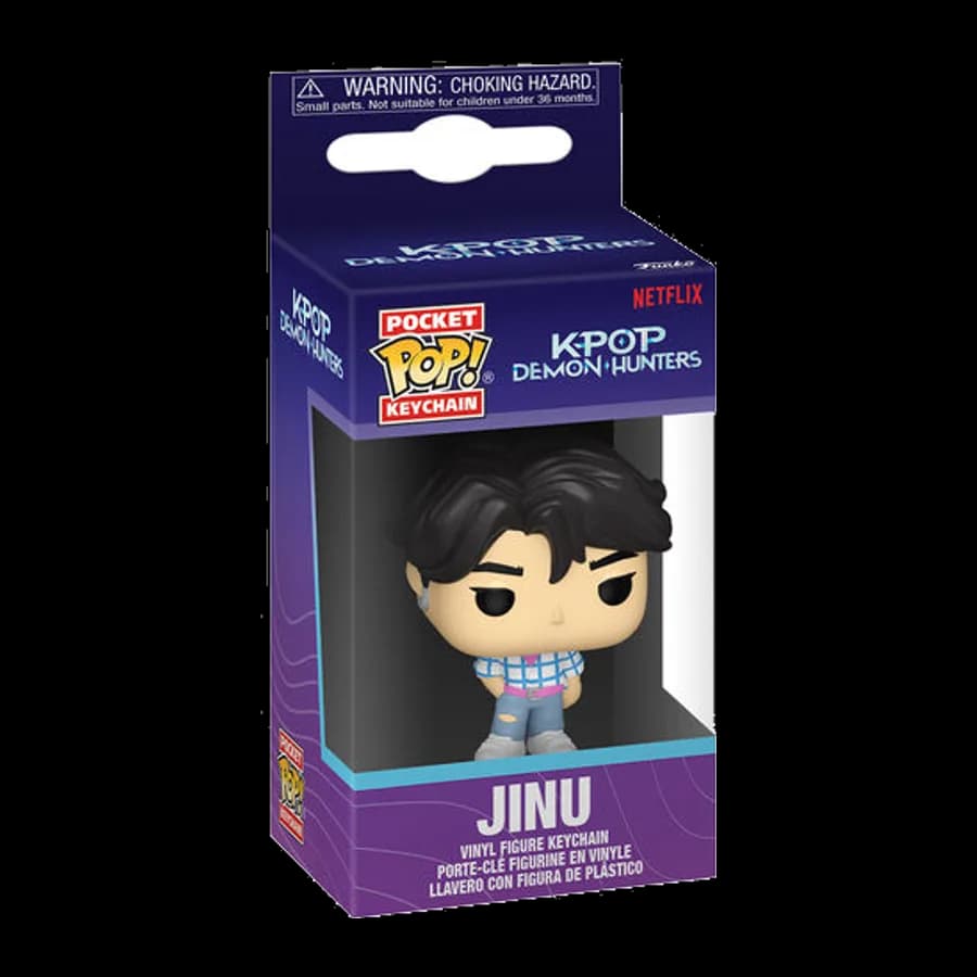 FUNKO POCKET POP! K-POP DEMON HUNTERS - JINU VINYL FIGURE KEYCHAIN