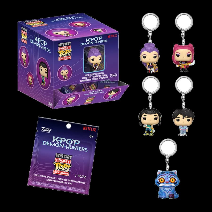 FUNKO POCKET POP! K-POP DEMON HUNTERS (BLIND BAG/RANDOM) VINYL FIGURE KEYCHAIN
