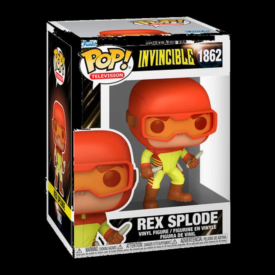 FUNKO POP! TELEVISION: INVINCIBLE - REX SPLODE #1862 VINYL FIGURE
