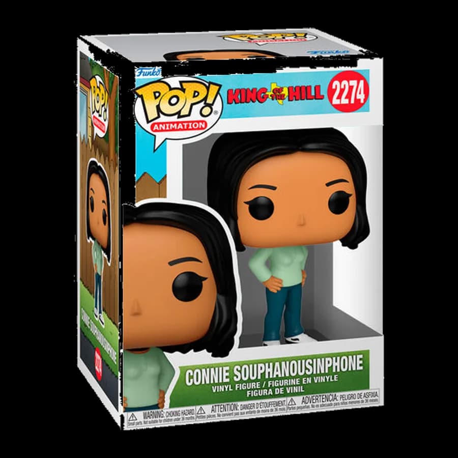 FUNKO POP! ANIMATION: KING OF THE HILL - CONNIE SOUPHANOUSINPHONE #2274 VINYL FIGURE