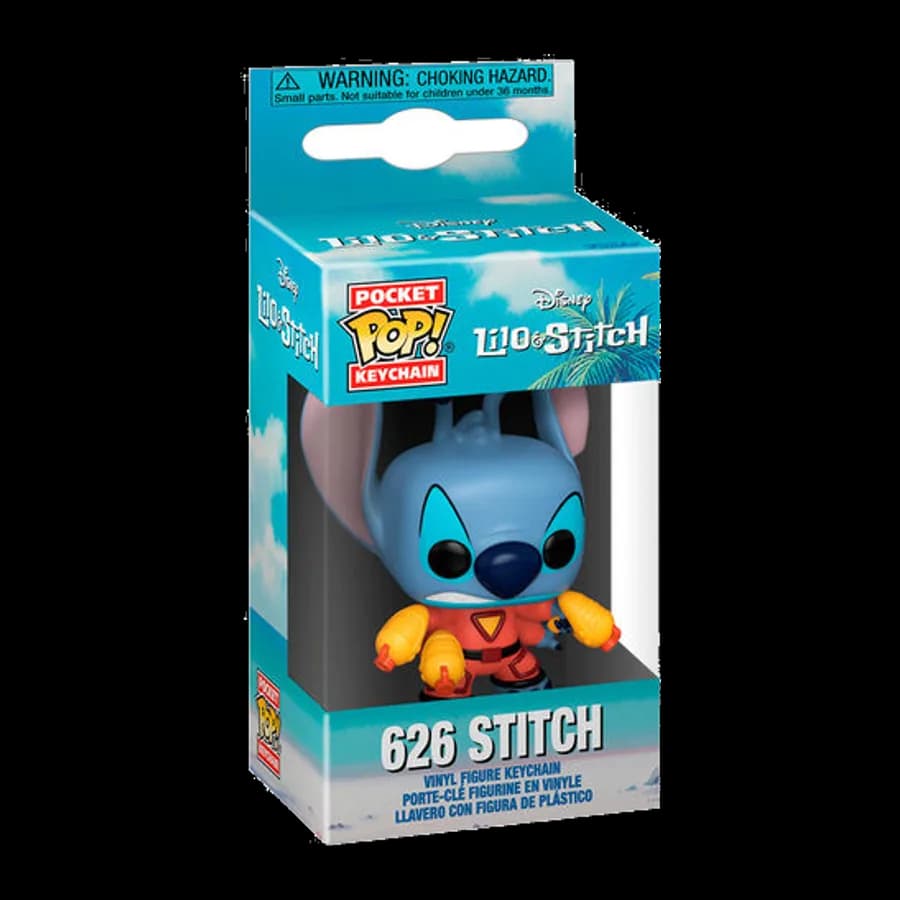 FUNKO POCKET POP! DISNEY: LILO & STITCH - 626 STITCH VINYL FIGURE KEYCHAIN