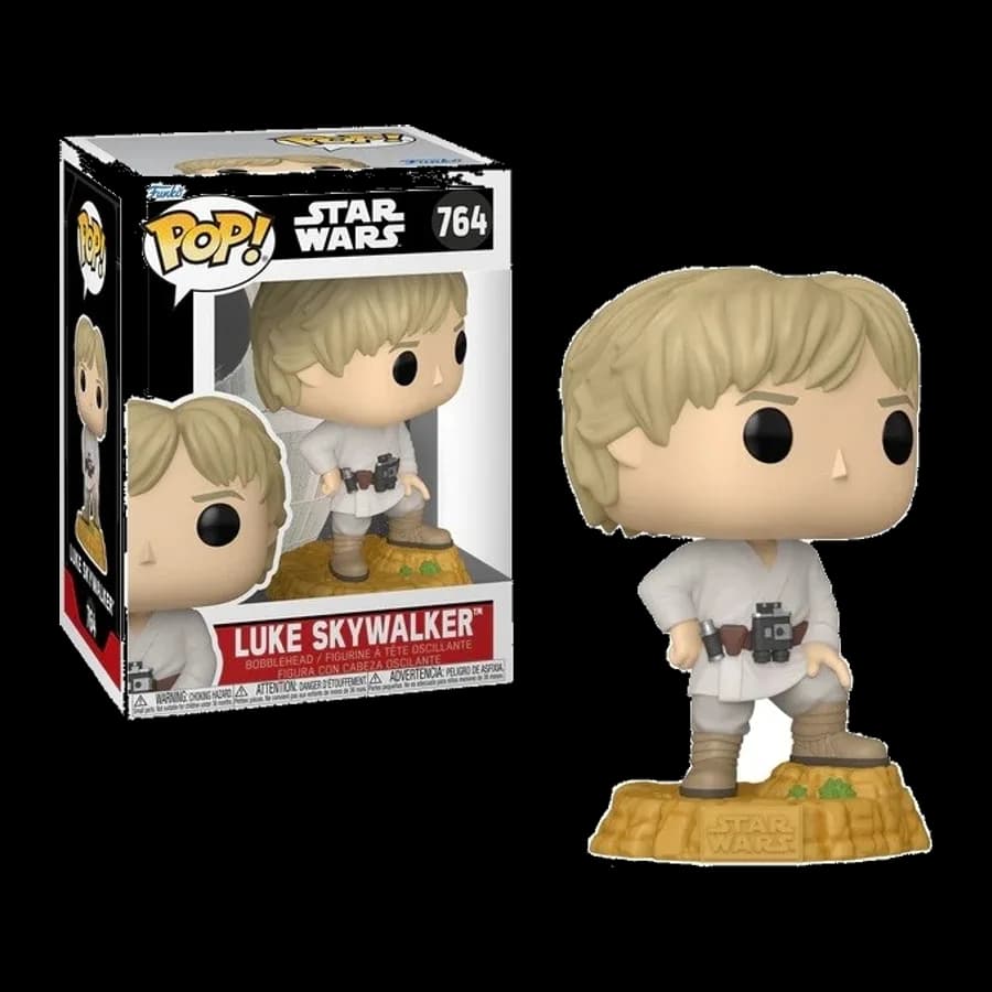 FUNKO POP! DISNEY: STAR WARS - LUKE SKYWALKER #764 BOBBLE-HEAD VINYL FIGURE