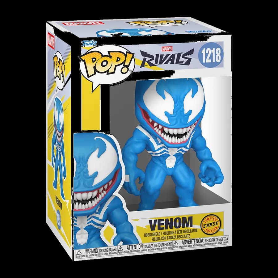FUNKO POP! MARVEL: RIVALS - VENOM {CHASE EDITION} #1218 BOBBLE-HEAD VINYL FIGURE