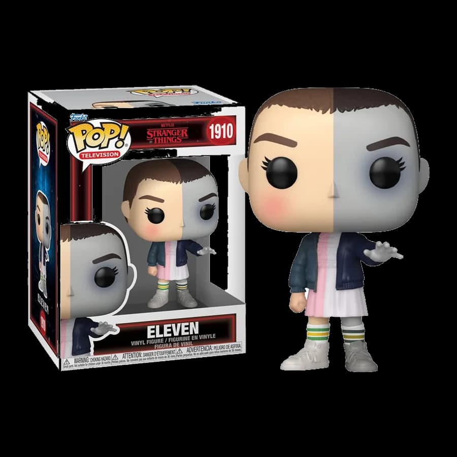 FUNKO POP! TELEVISION: STRANGER THINGS - ELEVEN (SPLIT) #1910 VINYL FIGURE