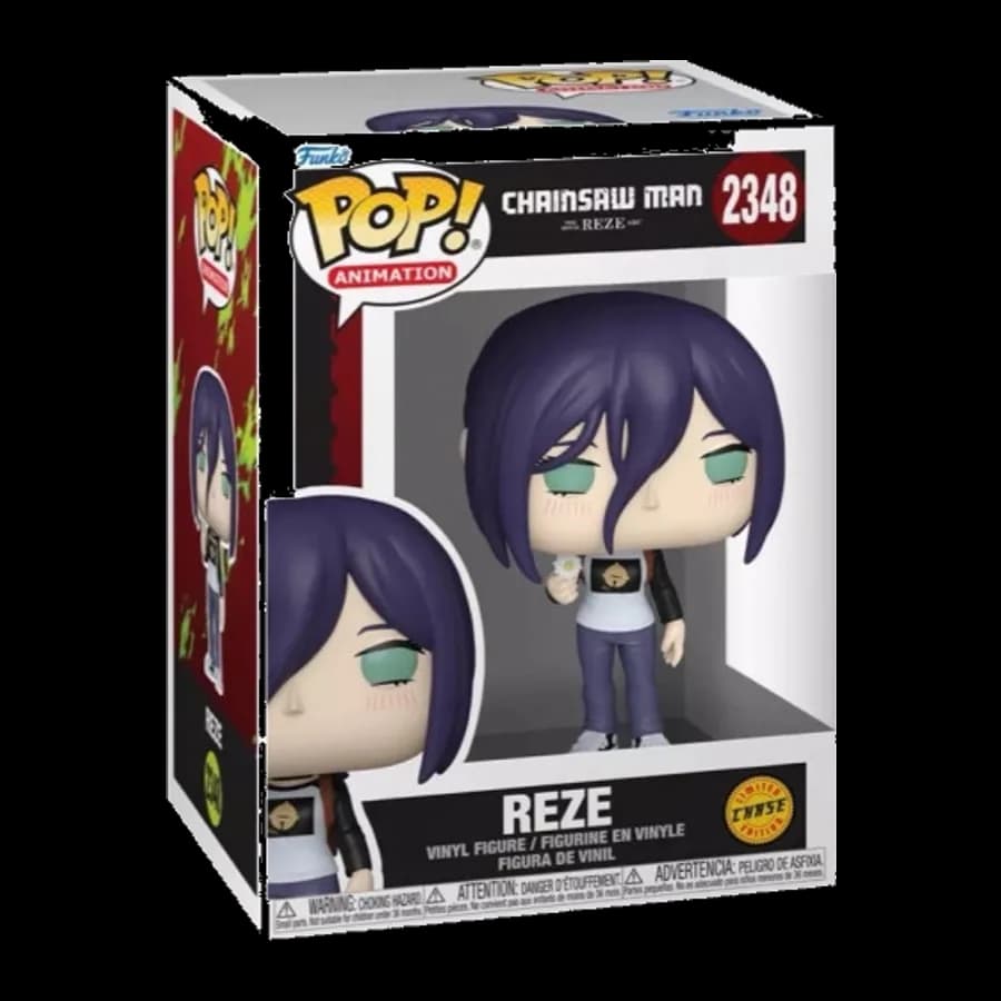 FUNKO POP! ANIMATION: CHAINSAW MAN THE MOVIE: REZE ARC - REZE {CHASE EDITION} #2348 VINYL FIGURE
