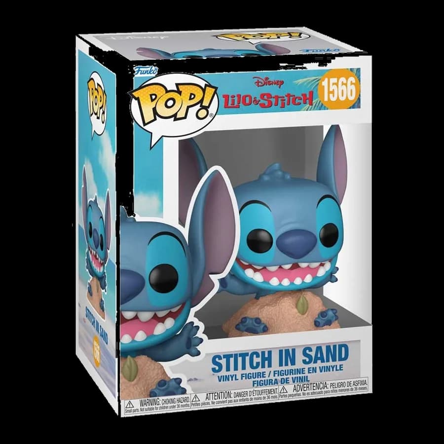 FUNKO POP! DISNEY: LILO & STITCH - STITCH IN SAND #1566 VINYL FIGURE