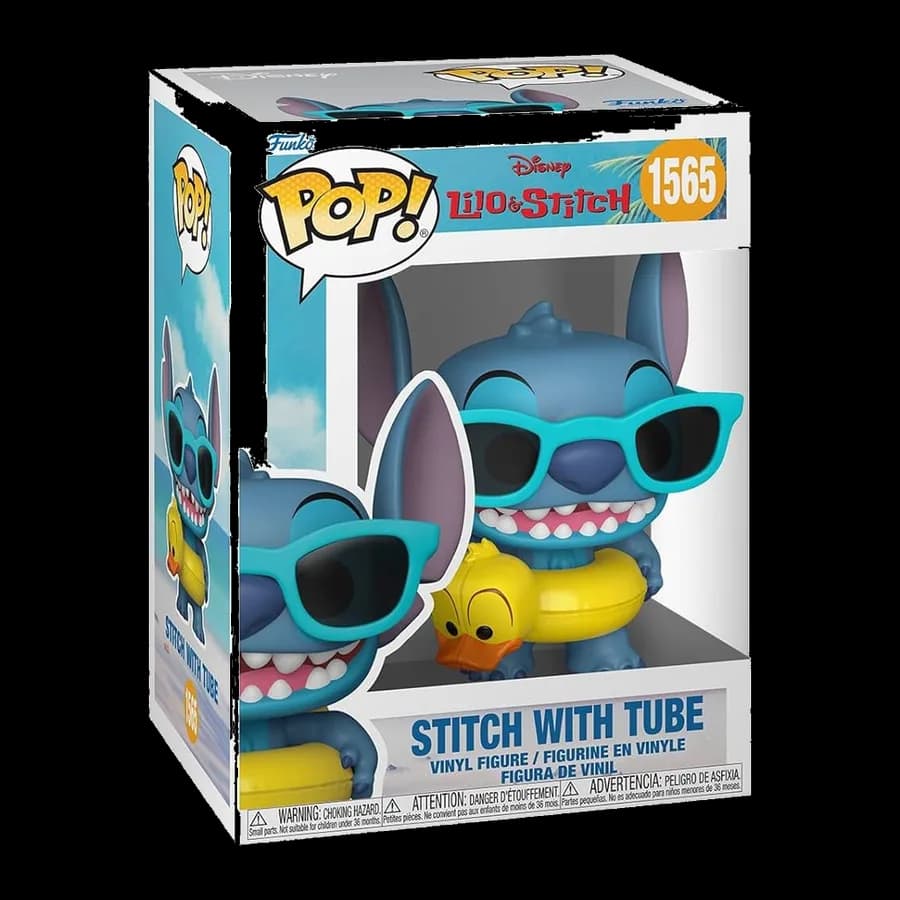 FUNKO POP! DISNEY: LILO & STITCH - STITCH WITH TUBE #1565 VINYL FIGURE