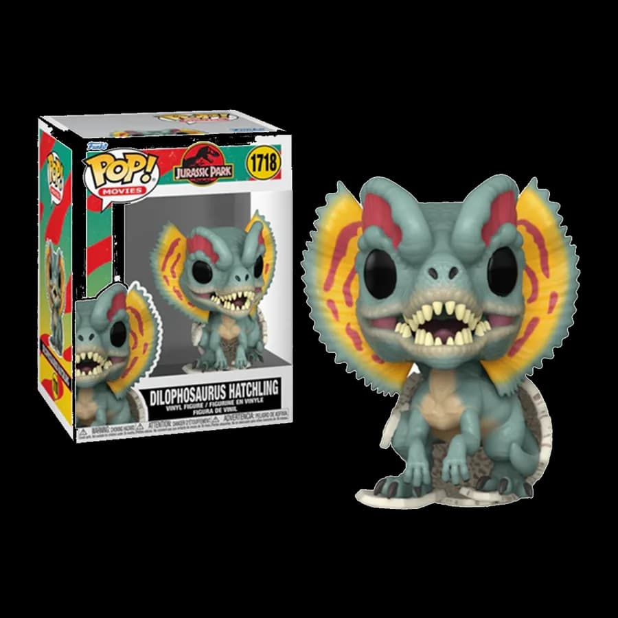 FUNKO POP! MOVIES: JURASSIC PARK - DILOPHOSAURUS HATCHILING #1718 VINYL FIGURE