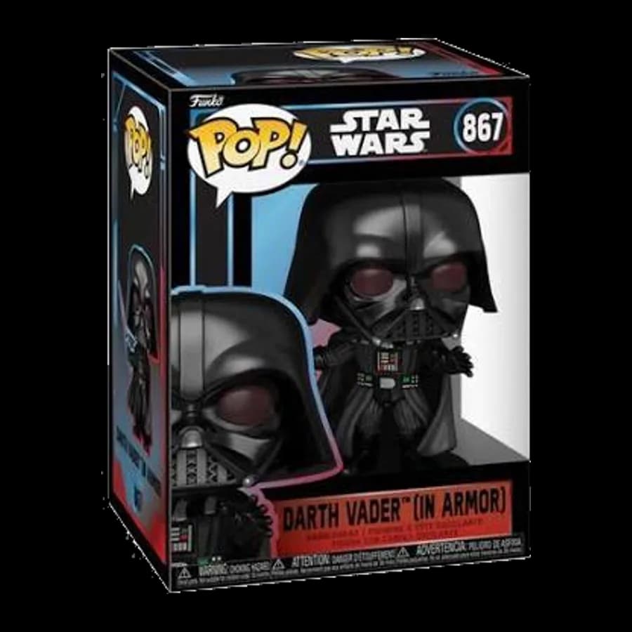 FUNKO POP! STAR WARS - DARTH VADER (IN ARMOR) #867 BOBBLE-HEAD VINYL FIGURE