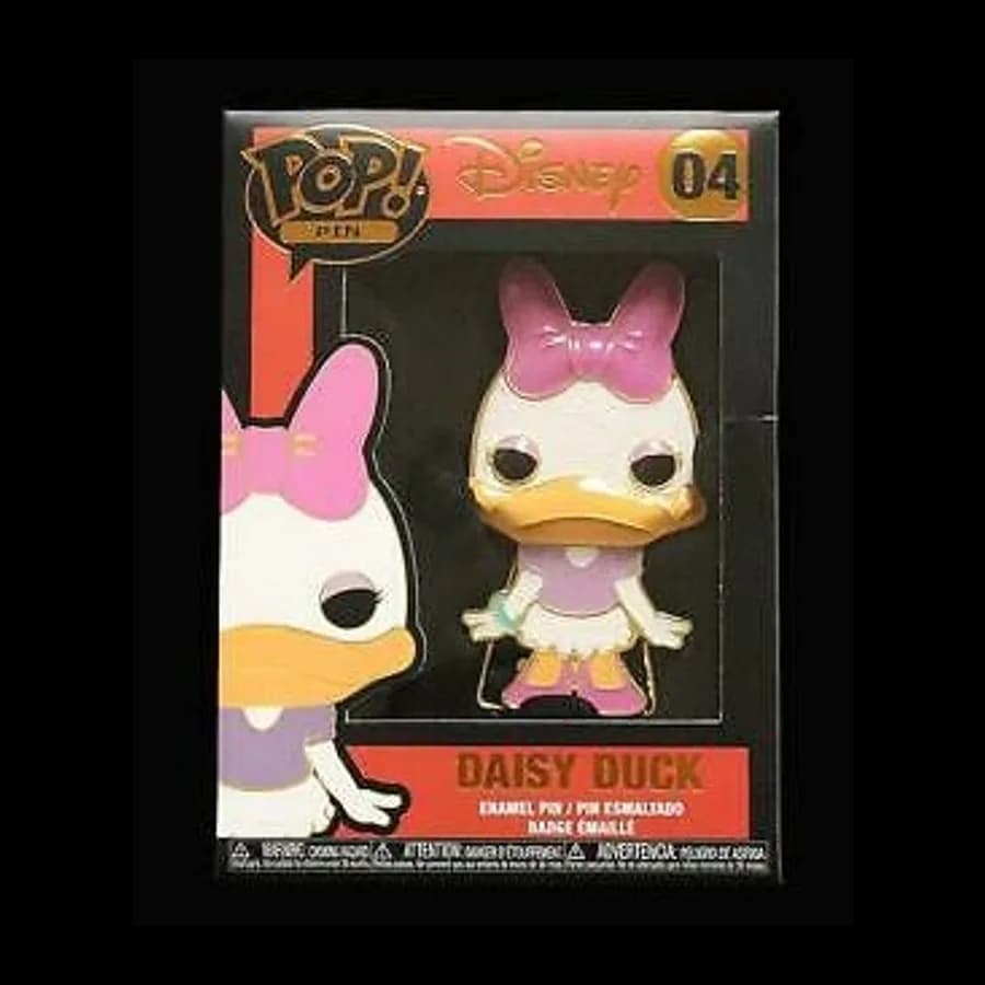 FUNKO POP! DISNEY - DAISY DUCK #04 LARGE ENAMEL PIN